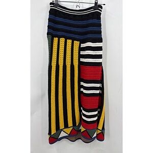 Farm Rio Miro crocheted Sweater Midi Hilow Skirt. XS
